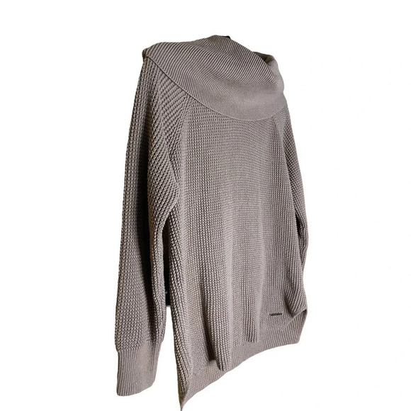 MICHAEL Michael Kors Camel Knit Sweater with Large Cowl Neck Size Small - Picture 5 of 12